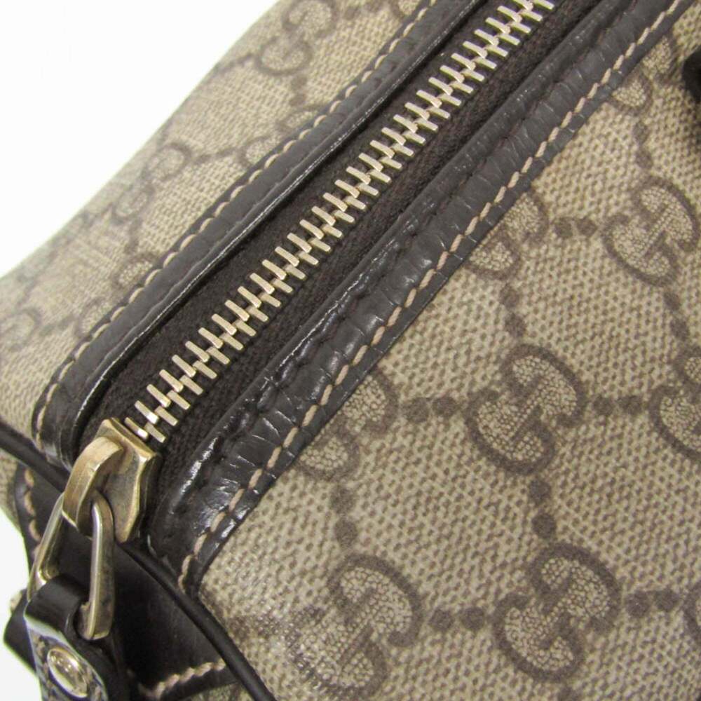 GUCCI Brown Leather Boston Bag - Picture 8 of 16